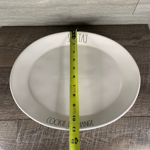 Rae Dunn Santa’s Cookie Exchange Plate - Picture 6 of 6